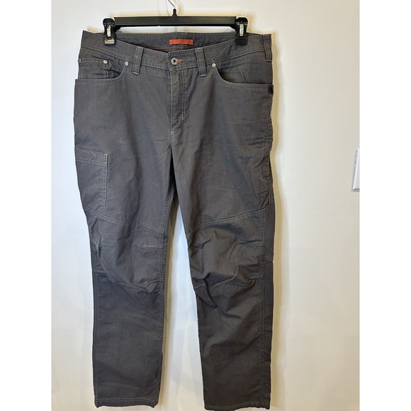 L.L. Bean Men's Utility Pants 36x34 Gray Nylon Cotton Blend Work Outdoor Hiking - Picture 1 of 6